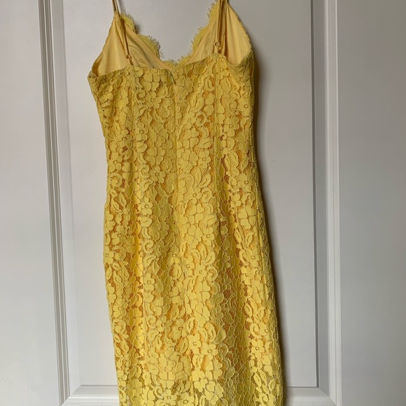 ASOS Yellow Lace Dress - Picture 3 of 4